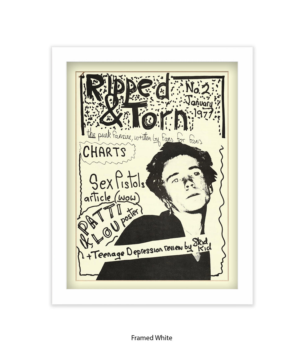 Ripped & Torn No 2 January 1977 Art Print