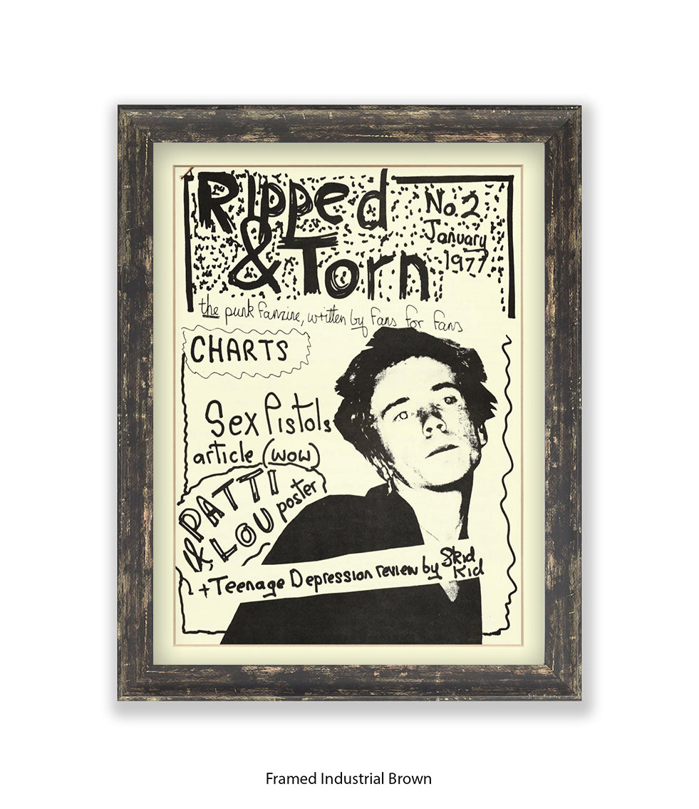 Ripped & Torn No 2 January 1977 Art Print