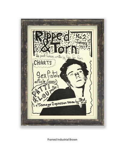 Ripped & Torn No 2 January 1977 Art Print