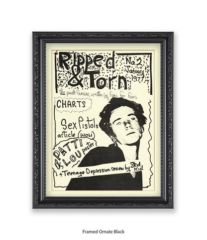 Ripped & Torn No 2 January 1977 Art Print
