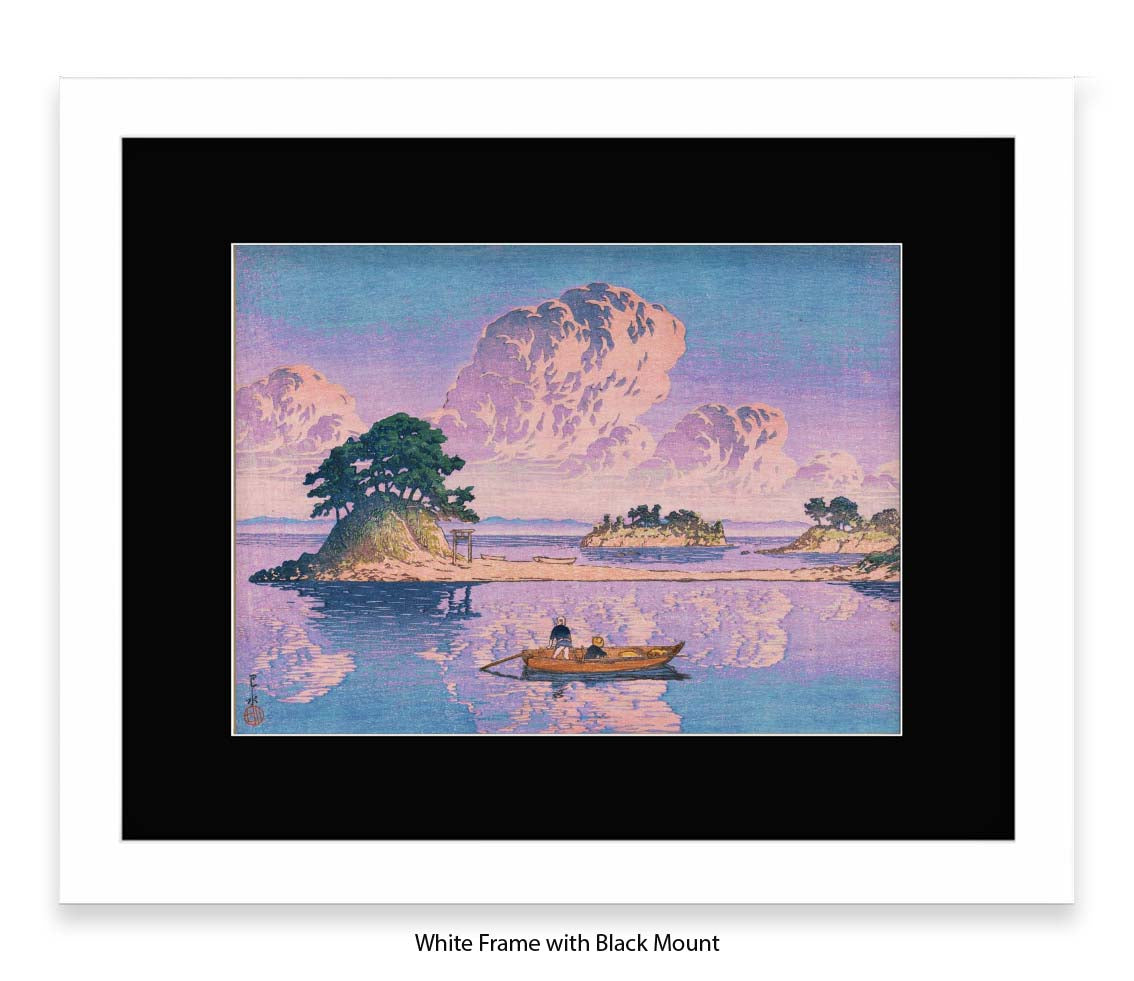 Kujukushima island, Shimabara - Hasui Kawase - Japanese Art