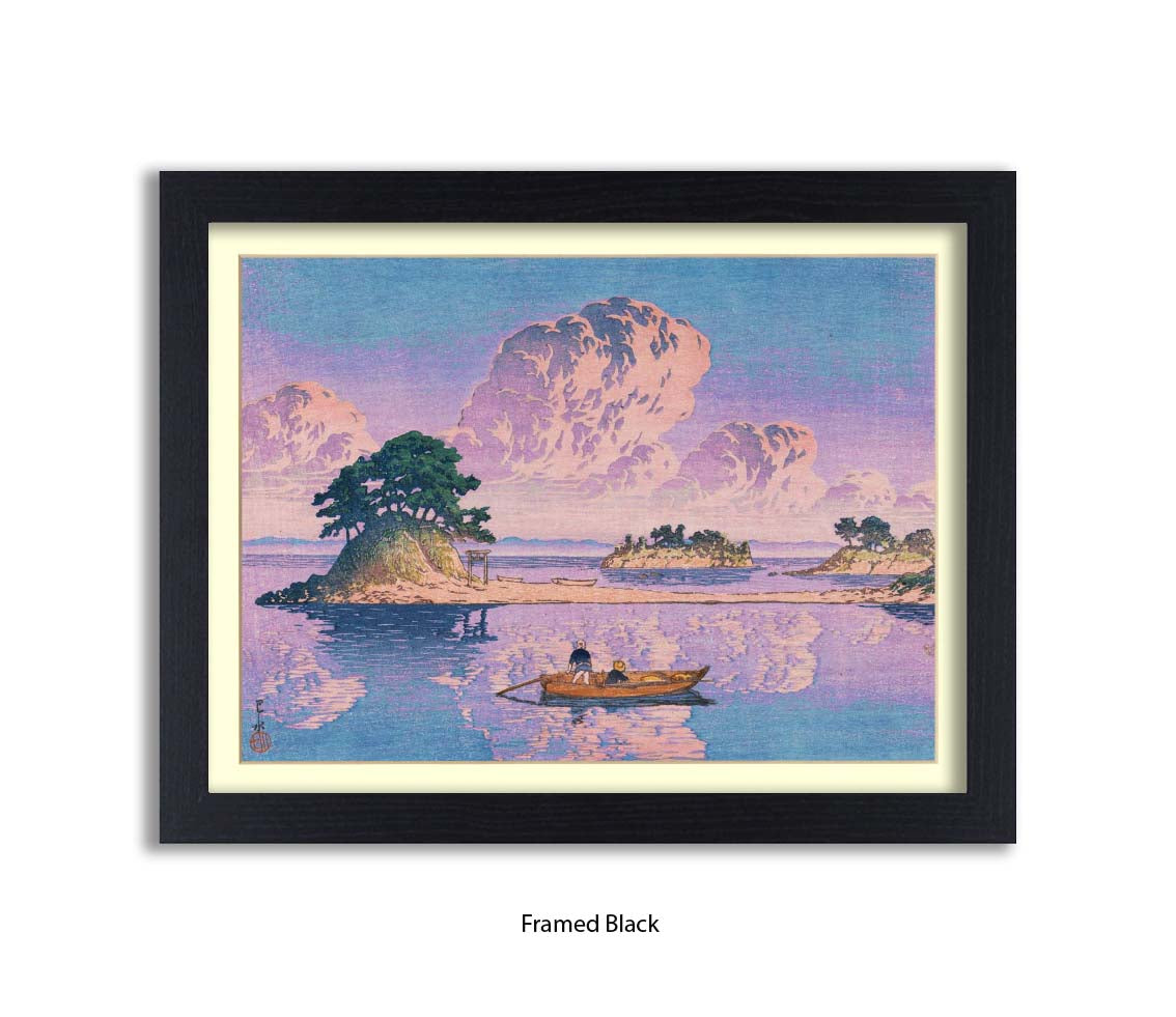 Kujukushima island, Shimabara - Hasui Kawase - Japanese Art