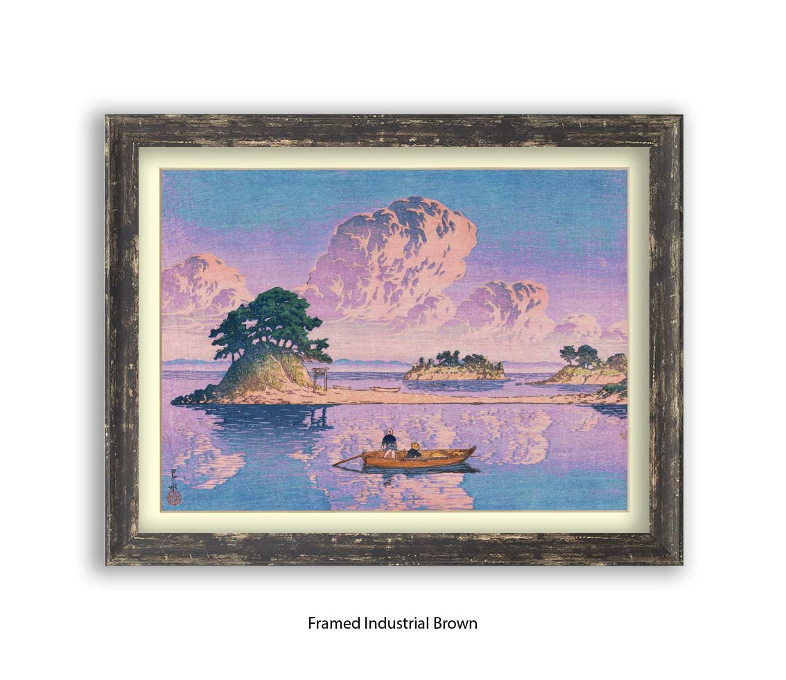 Kujukushima island, Shimabara - Hasui Kawase - Japanese Art