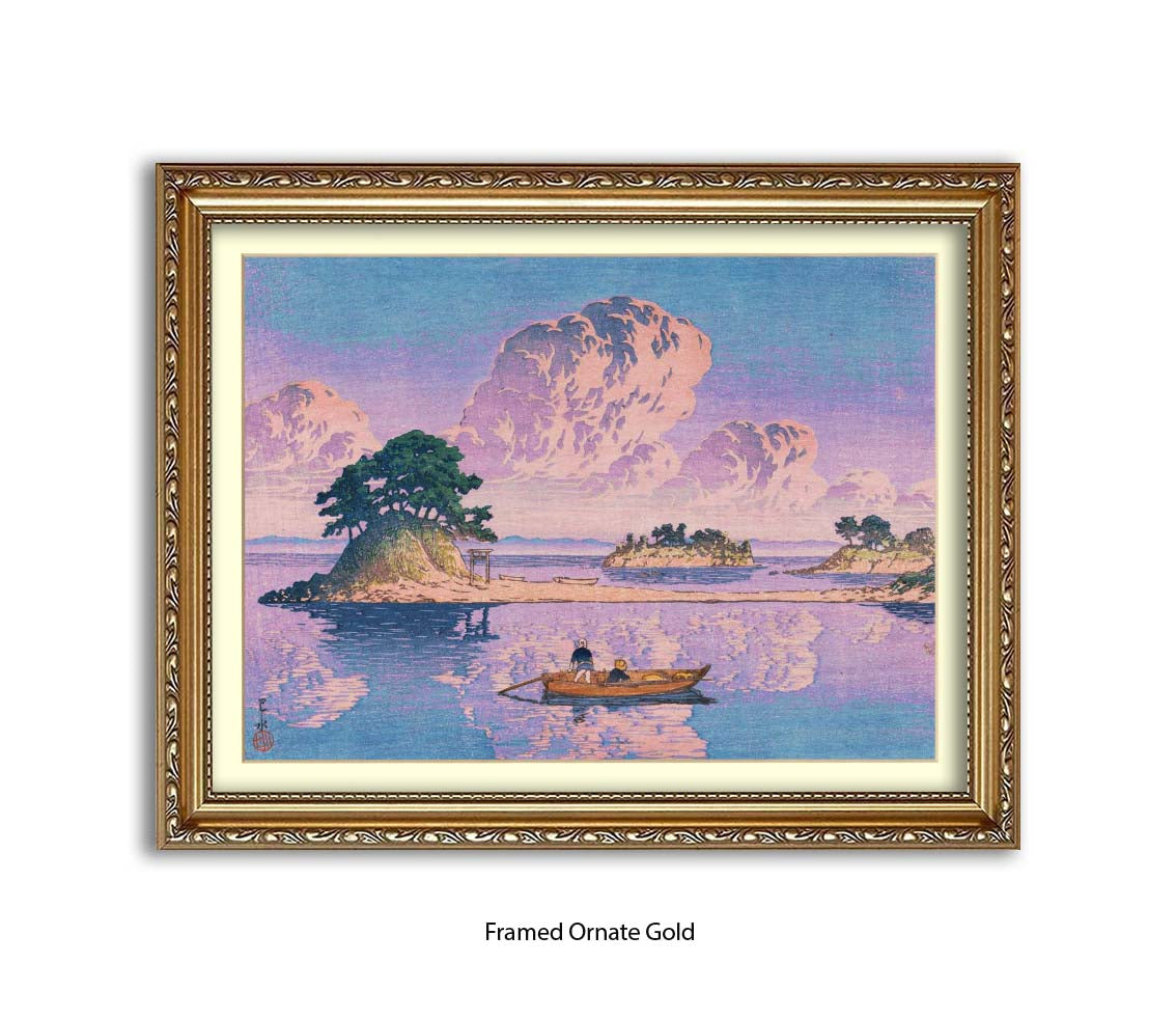 Kujukushima island, Shimabara - Hasui Kawase - Japanese Art