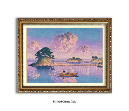 Kujukushima island, Shimabara - Hasui Kawase - Japanese Art