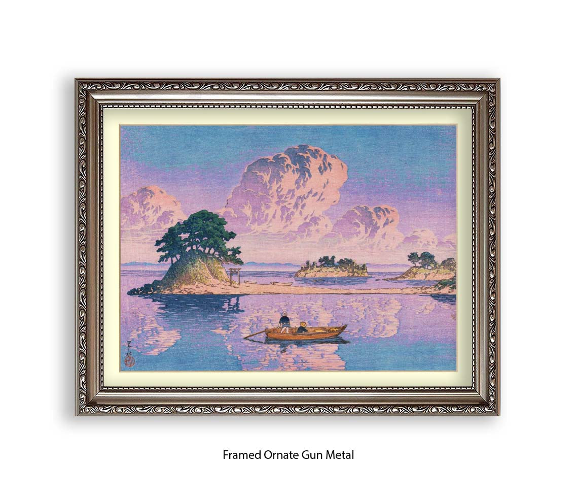 Kujukushima island, Shimabara - Hasui Kawase - Japanese Art