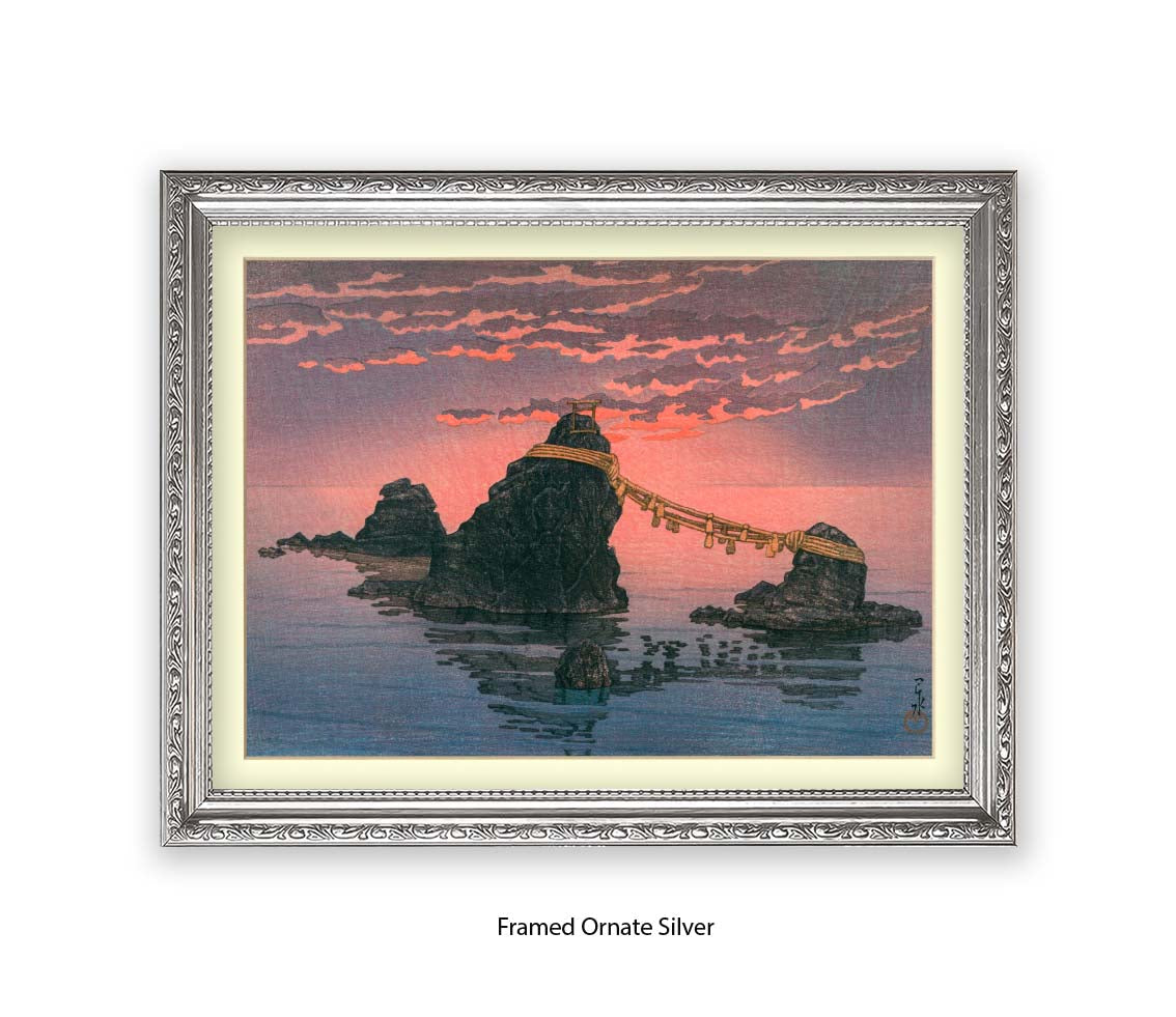 Rocks in the Ocean - Hasui Kawase - Japanese Art