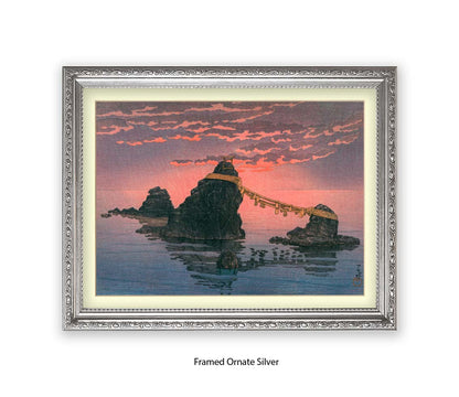 Rocks in the Ocean - Hasui Kawase - Japanese Art