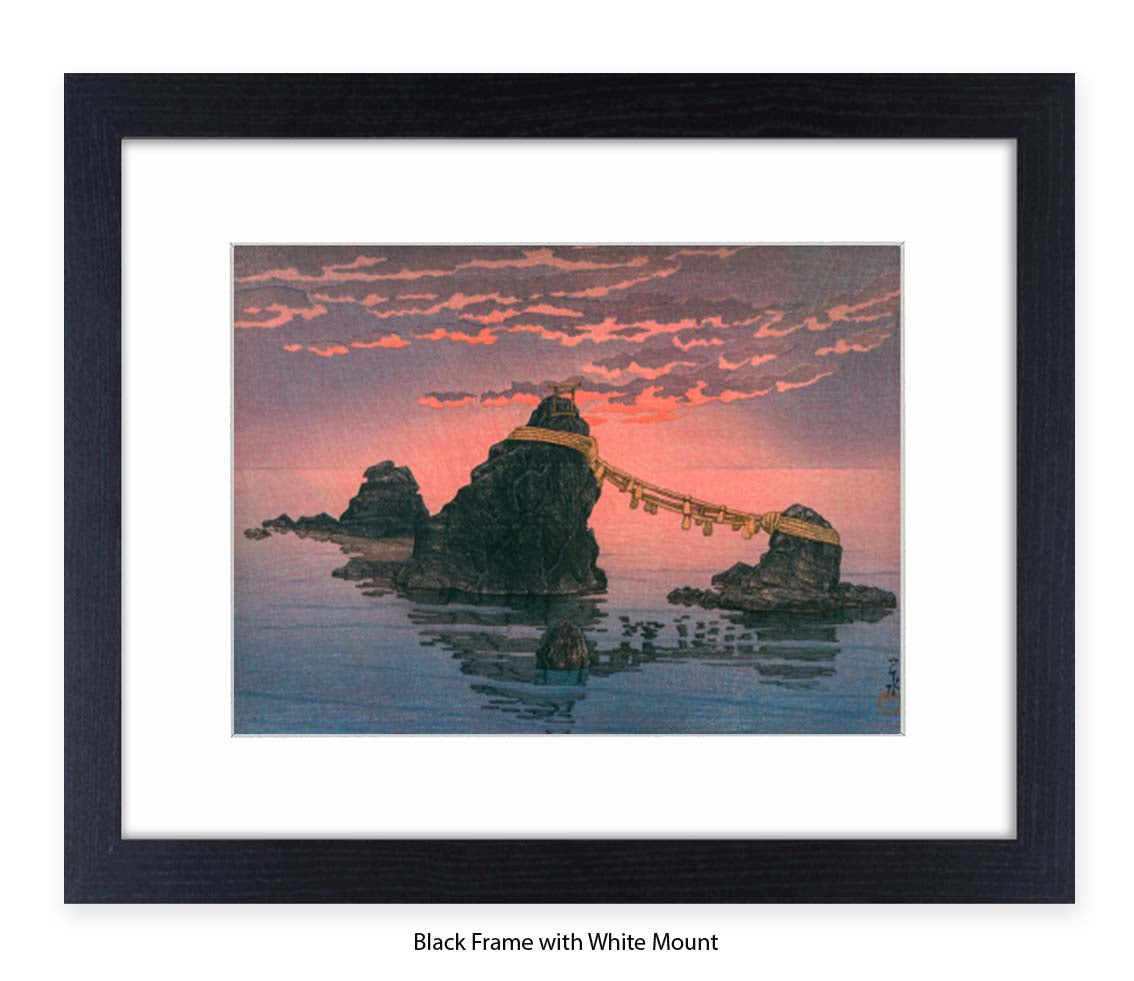 Rocks in the Ocean - Hasui Kawase - Japanese Art