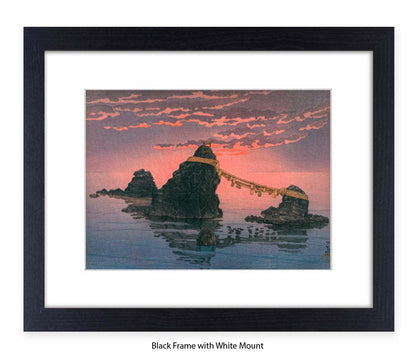 Rocks in the Ocean - Hasui Kawase - Japanese Art