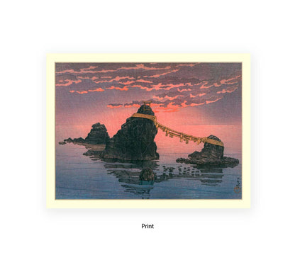 Rocks in the Ocean - Hasui Kawase - Japanese Art