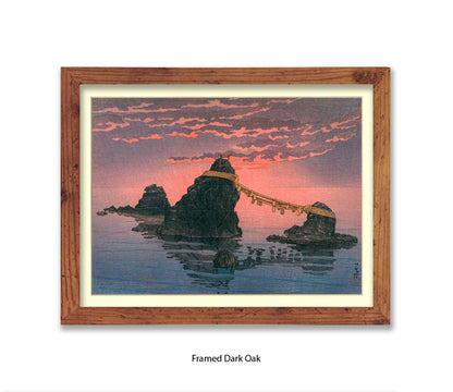 Rocks in the Ocean - Hasui Kawase - Japanese Art