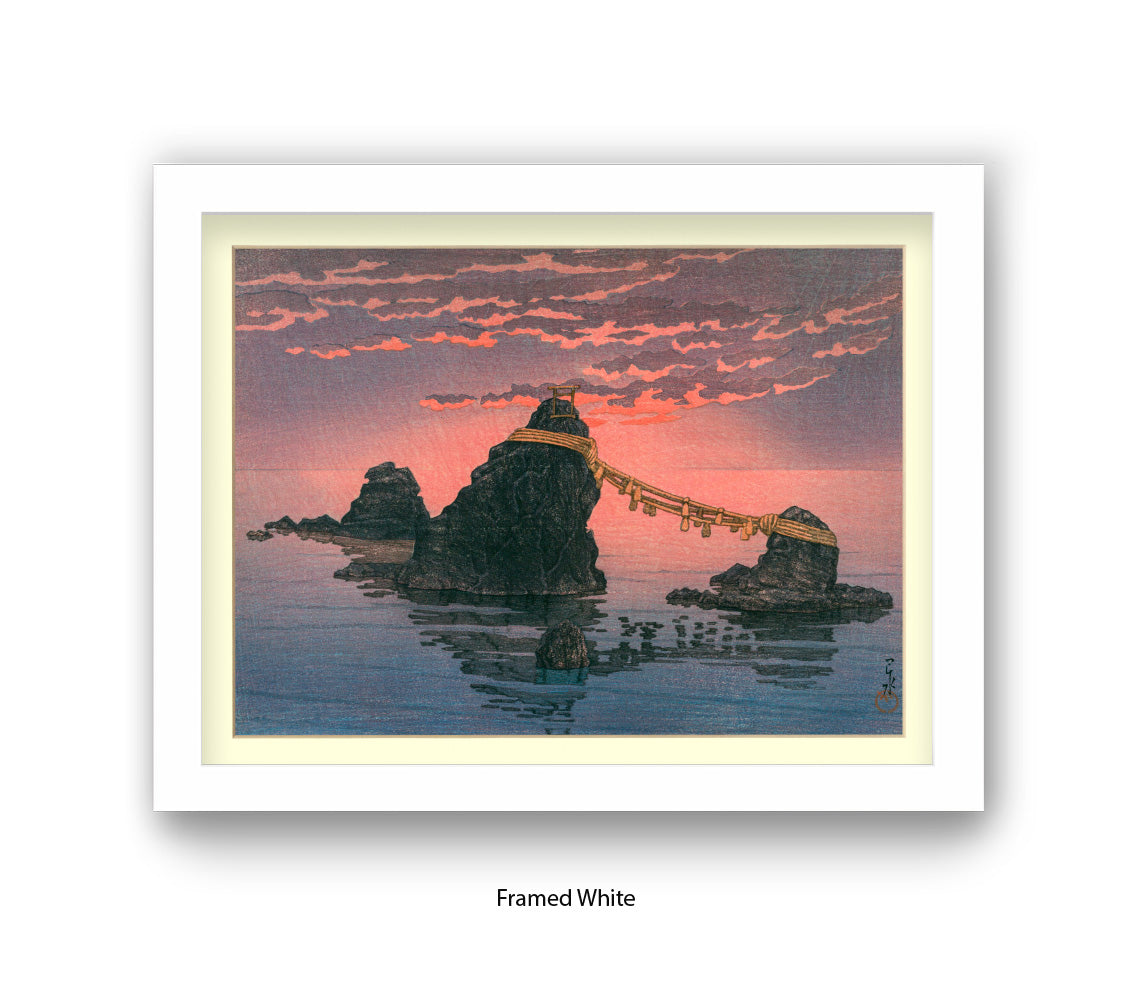 Rocks in the Ocean - Hasui Kawase - Japanese Art