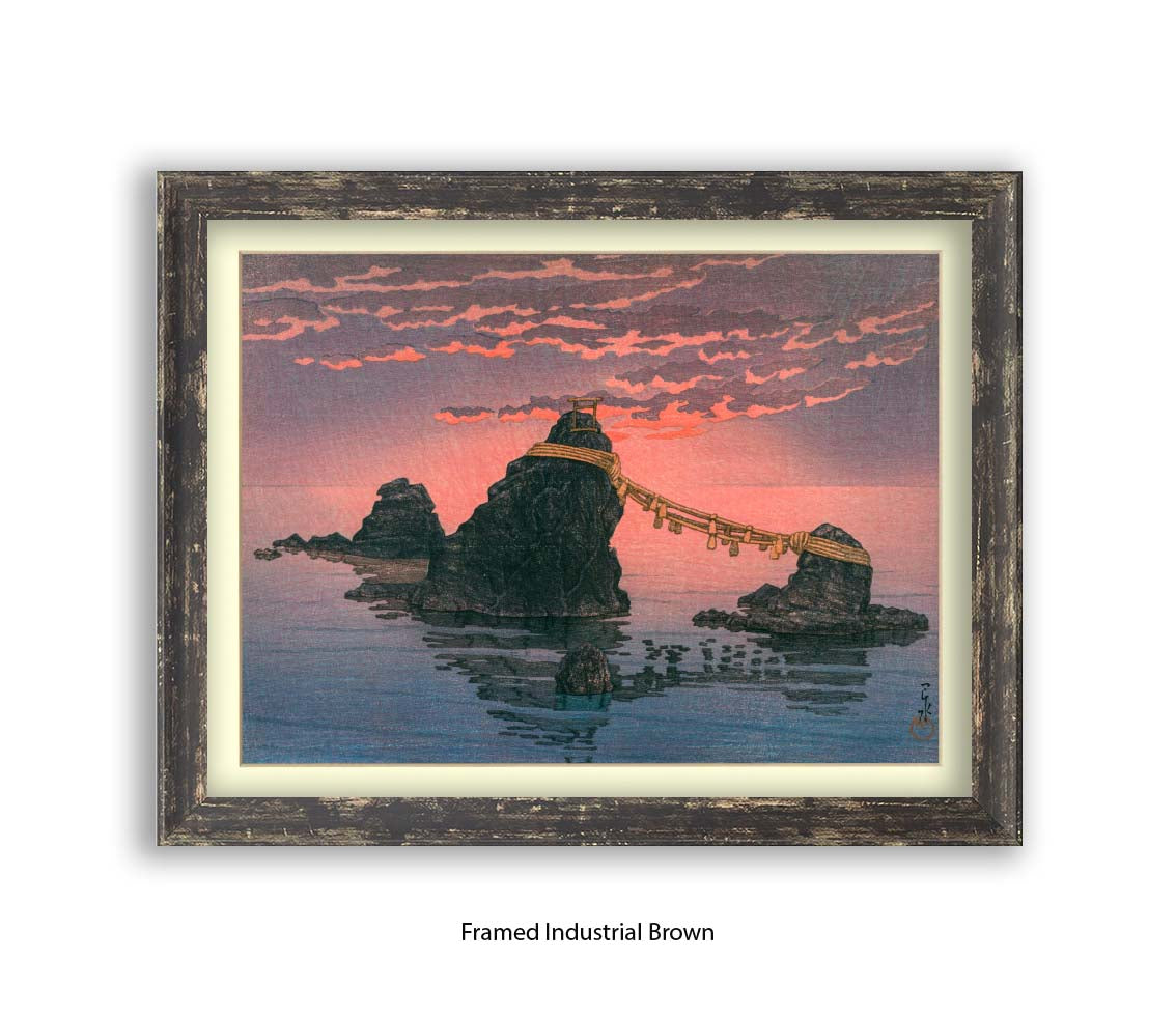 Rocks in the Ocean - Hasui Kawase - Japanese Art