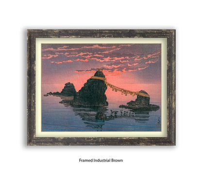 Rocks in the Ocean - Hasui Kawase - Japanese Art