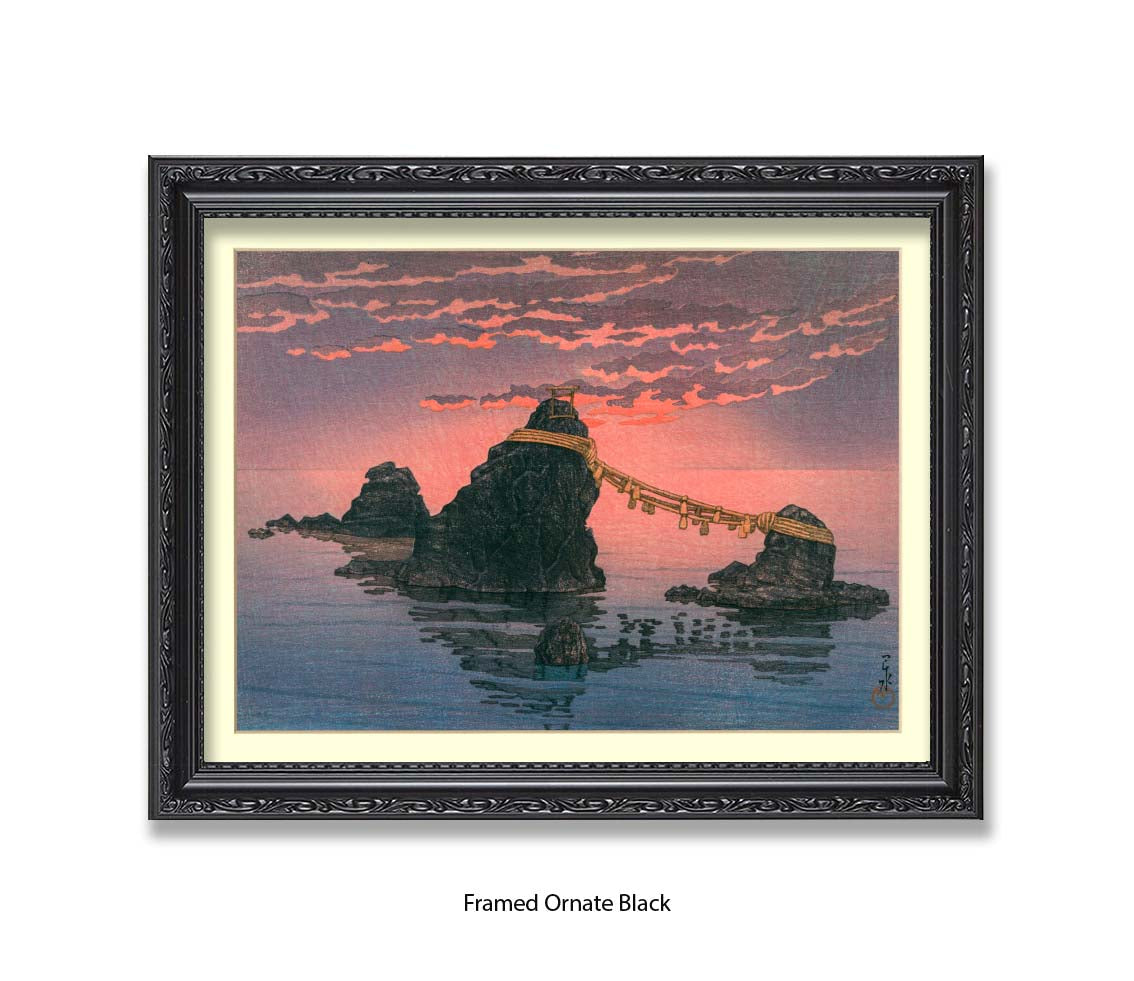 Rocks in the Ocean - Hasui Kawase - Japanese Art