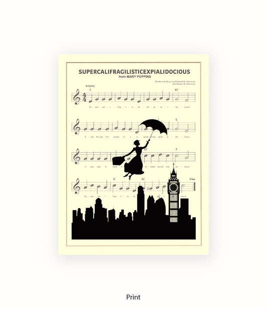 Mary Poppins Expialidocious Art Print