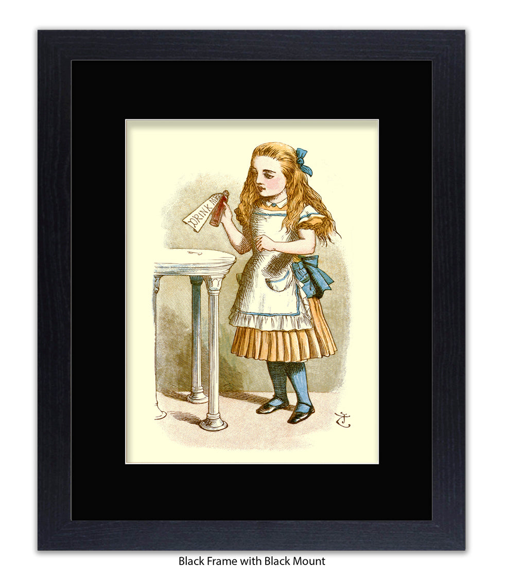 Alice In Wonderland How Alice Grew Tall Art Print
