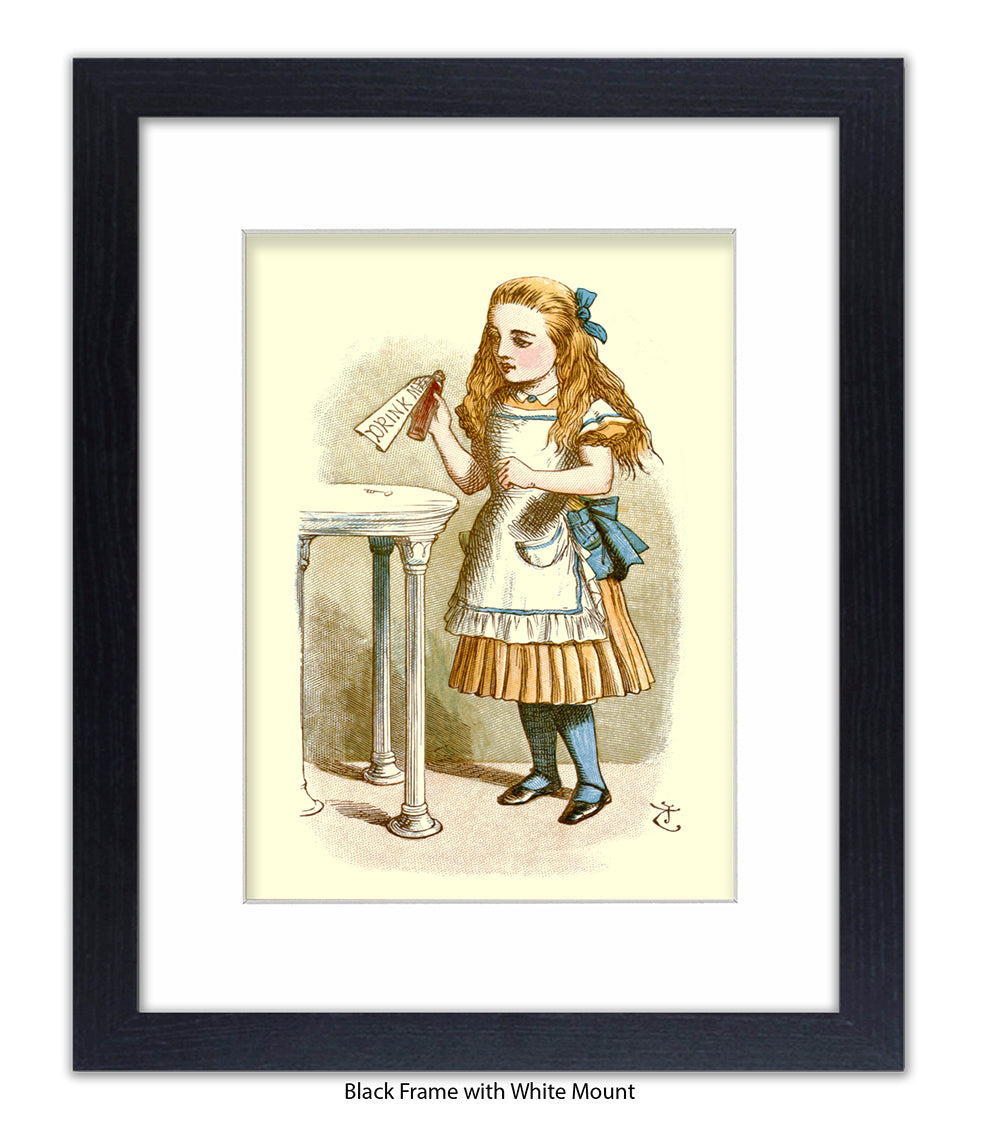 Alice In Wonderland How Alice Grew Tall Art Print
