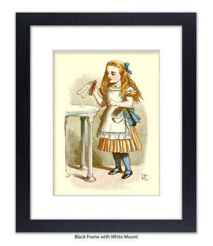 Alice In Wonderland How Alice Grew Tall Art Print