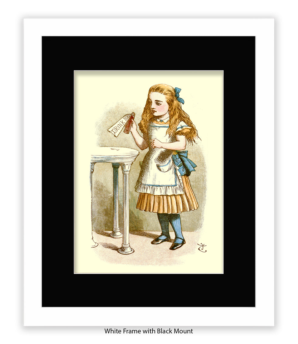 Alice In Wonderland How Alice Grew Tall Art Print