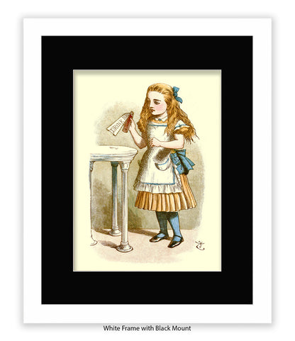 Alice In Wonderland How Alice Grew Tall Art Print