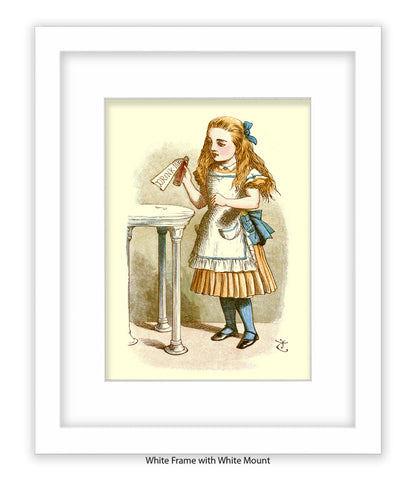 Alice In Wonderland How Alice Grew Tall Art Print