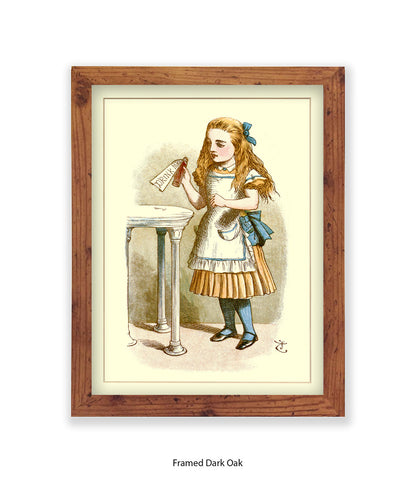 Alice In Wonderland How Alice Grew Tall Art Print