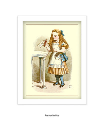 Alice In Wonderland How Alice Grew Tall Art Print