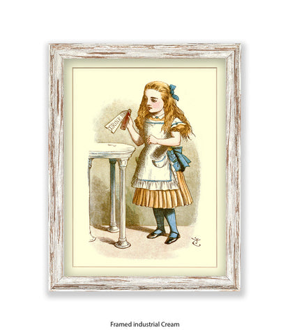 Alice In Wonderland How Alice Grew Tall Art Print
