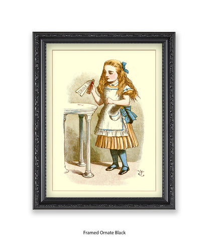 Alice In Wonderland How Alice Grew Tall Art Print
