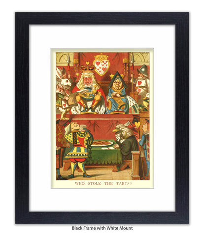 Alice In Wonderland Who Stole All The The Tarts Art Print