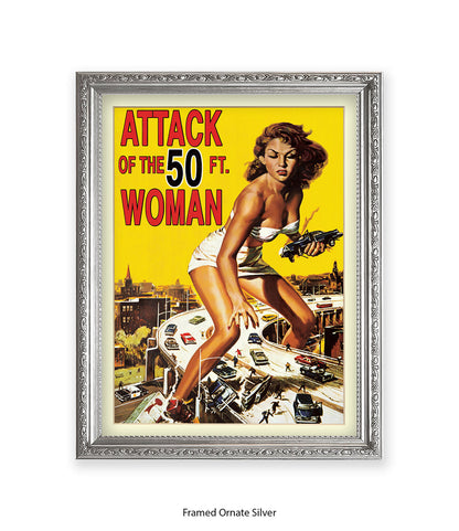 Attack Of The 50ft Woman Art Print