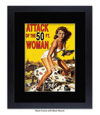 Attack Of The 50ft Woman Art Print