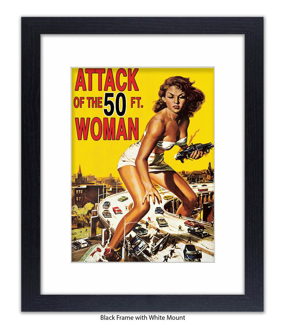 Attack Of The 50ft Woman Art Print