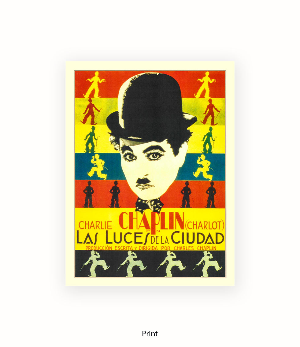 City Lights Las Luces De La Cuidad Art Print