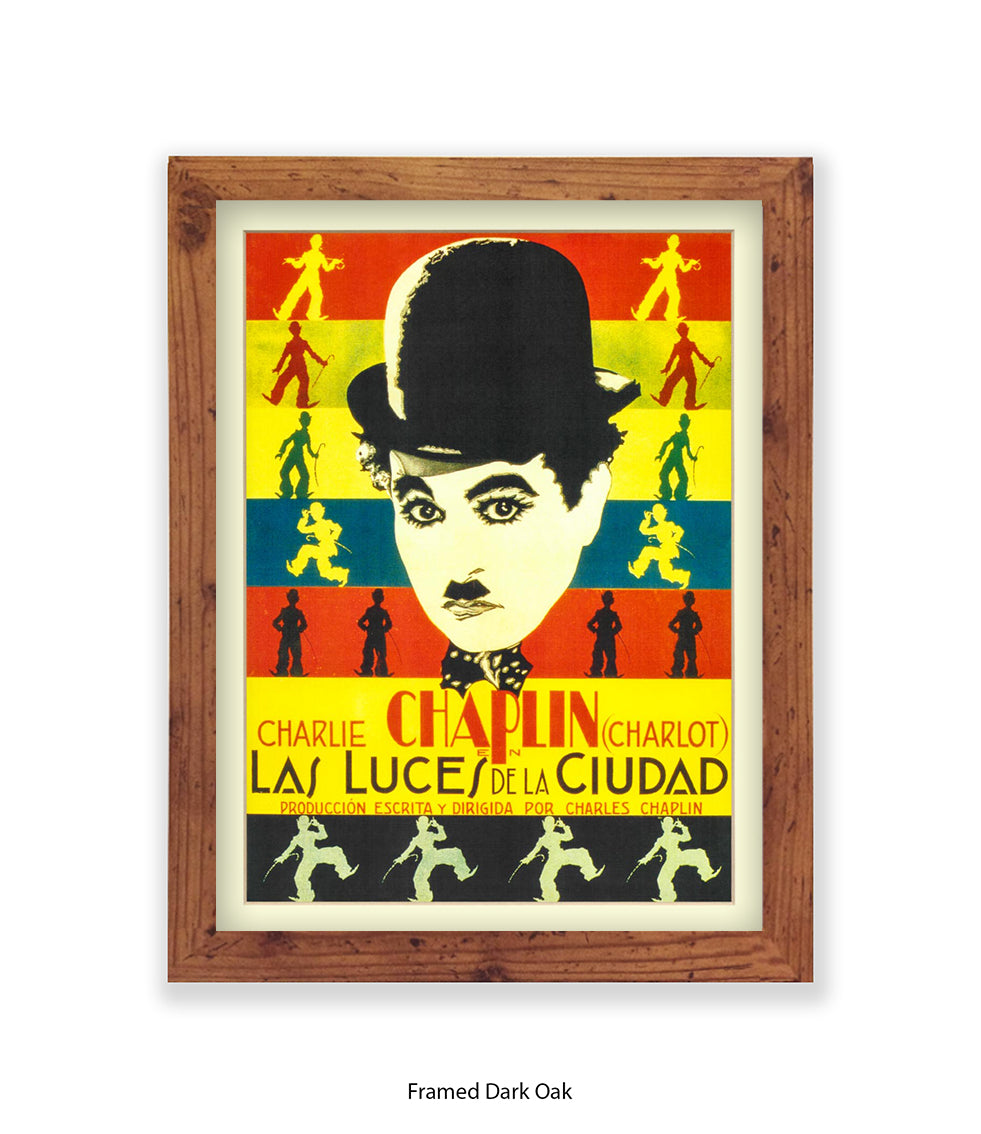 City Lights Las Luces De La Cuidad Art Print
