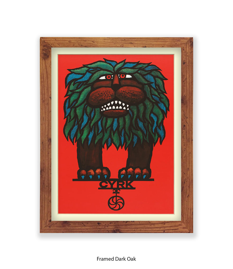 Lion CYRK Art Print