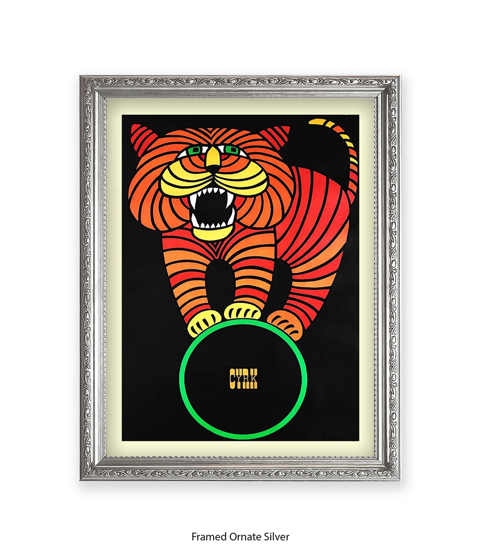Tiger CYRK Art Print