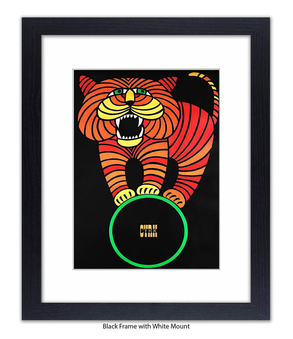 Tiger CYRK Art Print