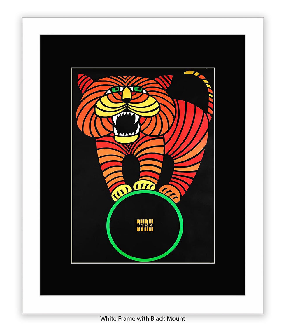 Tiger CYRK Art Print