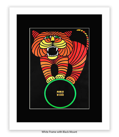 Tiger CYRK Art Print
