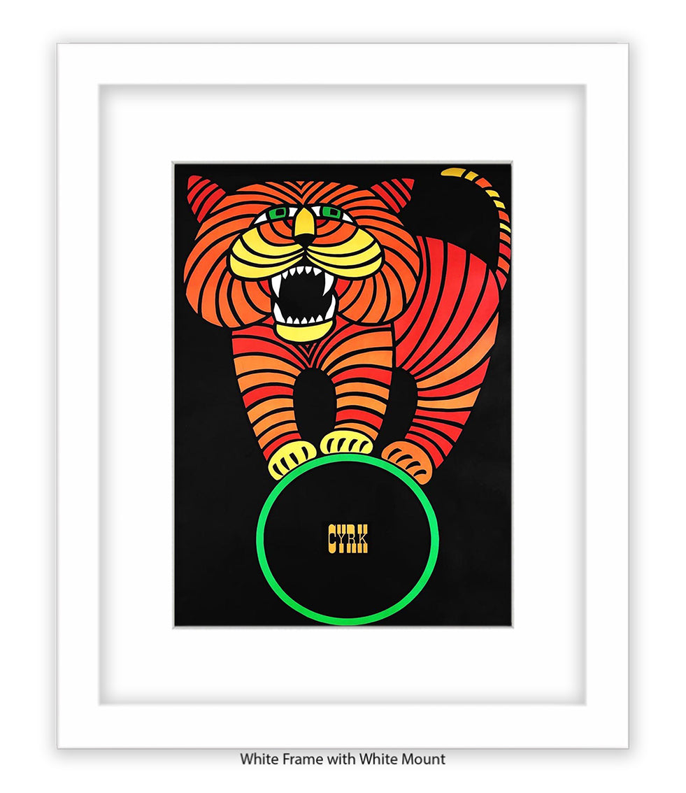 Tiger CYRK Art Print