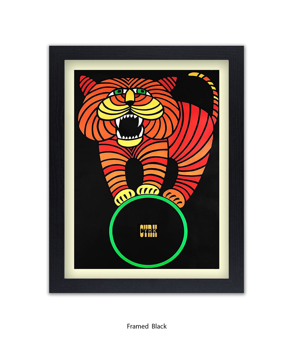 Tiger CYRK Art Print