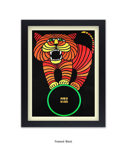 Tiger CYRK Art Print