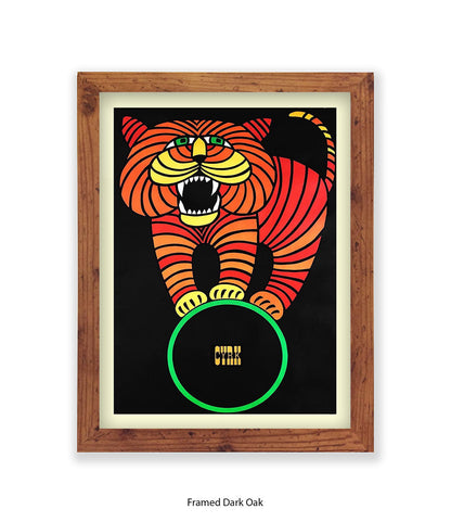 Tiger CYRK Art Print