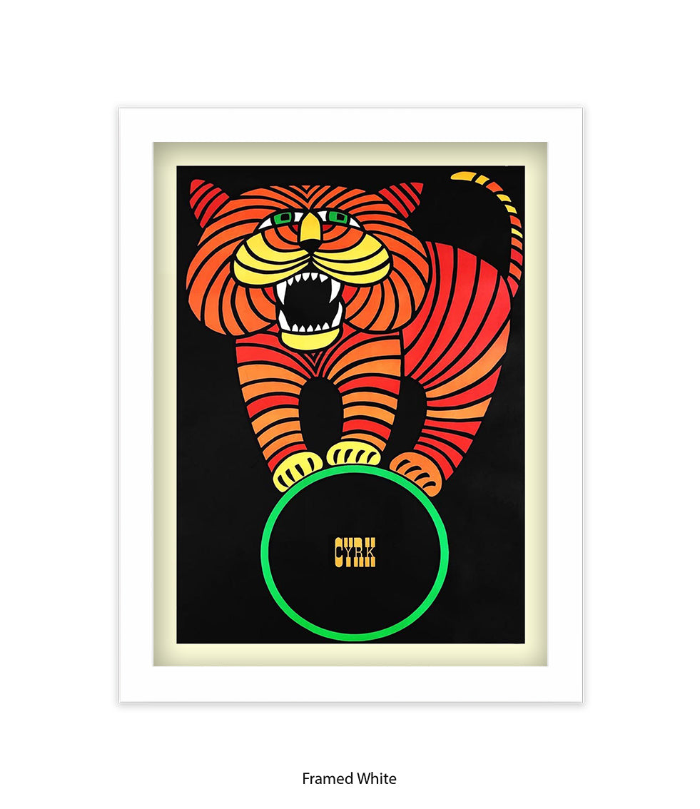 Tiger CYRK Art Print
