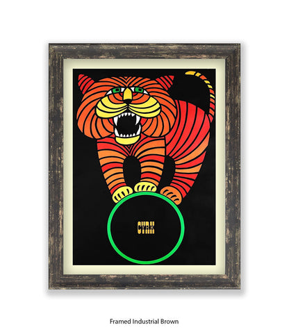 Tiger CYRK Art Print