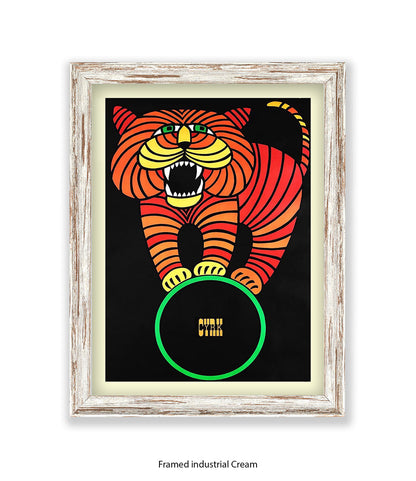 Tiger CYRK Art Print