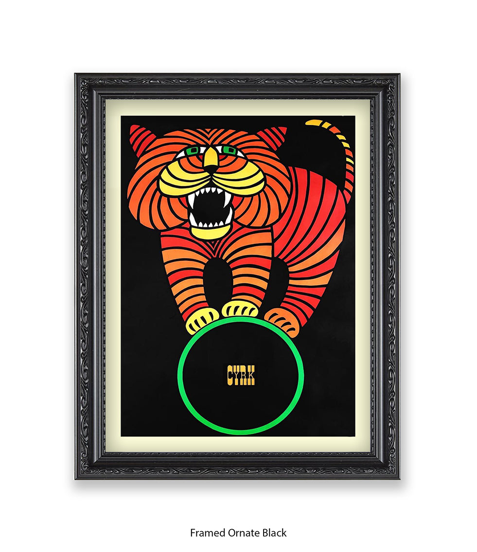 Tiger CYRK Art Print